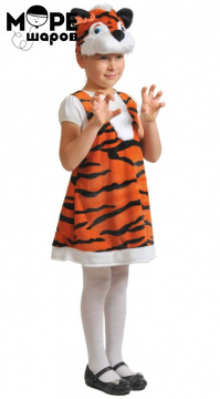 Костюм тигренка для девочки на 3-6 лет 